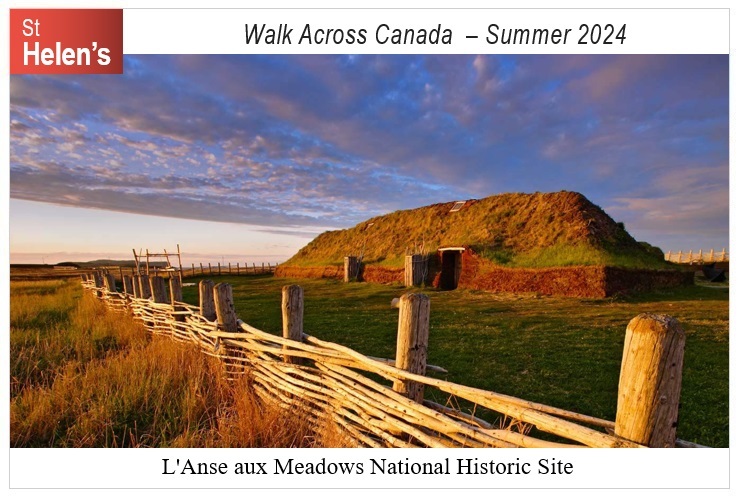 St Helen's Across Canada Postcard Canada 01-1 L'Anse aux Meadows v01 St Helen's Virtual Walk Across Canada - Canada - L'Anse aux Meadows National Historic Site