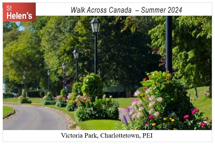 St Helen's Across Canada Postcard Canada 02-1 Victoria Park PEI v01 St Helen's Virtual Walk Across Canada - Canada - Victoria Park, Charlottetown, PEI