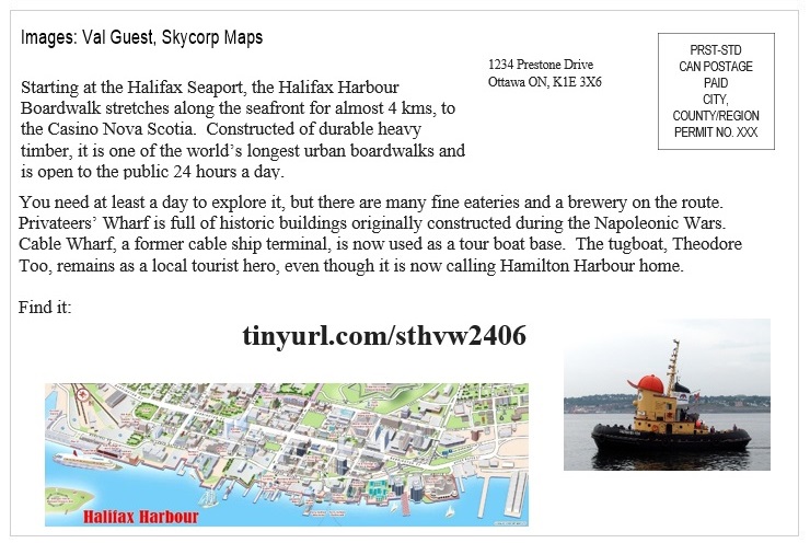St Helen's Across Canada Postcard Canada 03-2 Halifax Harbour v02 St Helen's Virtual Walk Across Canada - Canada - Halifax Harbour