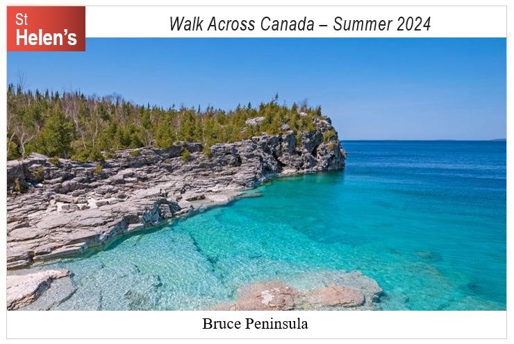 St Helen's Across Canada Postcard Canada 06-1 Bruce Peninsula v01 St Helen's Virtual Walk Across Canada - Canada - Bruce Peninsula