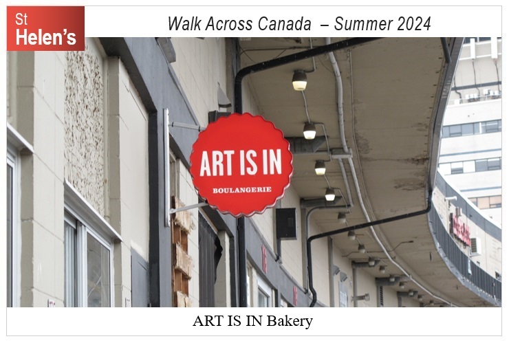 St Helen's Across Canada Postcard Ottawa 02-1 Art Is In Bakery v01 St Helen's Virtual Walk Across Canada - Ottawa - ART IS IN Bakery