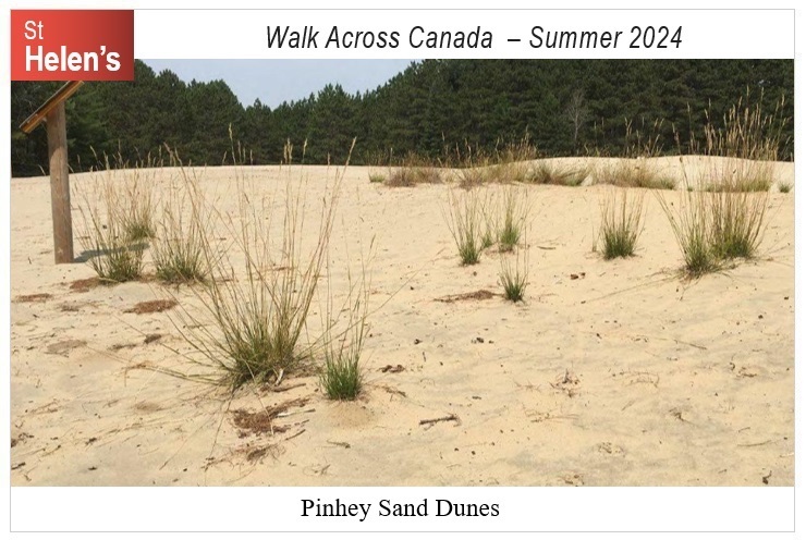 St Helen's Across Canada Postcard Ottawa 04-1 Pinhey Sand Dunes v01 St Helen's Virtual Walk Across Canada - Ottawa - Pinhey Sand Dunes
