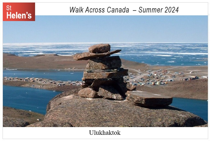 St Helen's Across Canada Postcard Canada 12-1 Ulukhaktok v01 St Helen's Virtual Walk Across Canada - Canada - Ulukhaktok