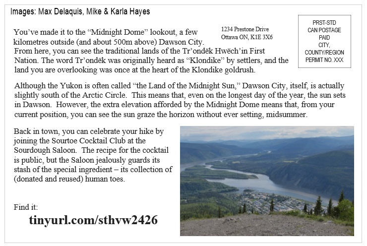 St Helen's Across Canada Postcard Canada 13-2 Midnight Dome Lookout v01 St Helen's Virtual Walk Across Canada - Canada - Midnight Dome Lookout