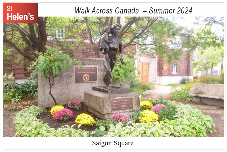 St Helen's Across Canada Postcard Ottawa 12-1 Saigon Square v02 St Helen's Virtual Walk Across Canada - Ottawa - Saigon Square
